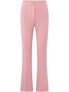 Veronica Beard pantalon évasé à taille haute - Rose