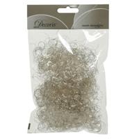 Decoris engelenhaar - 6x zakjes - zilver - synthetisch haar - 2 x 13,5 x 20 cm - kerstboom decoratie