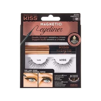 Kiss Magnetic eyeliner&lash kit 01 1 Set Kiss Magnetic eyeliner&lash kit 01 1 Set