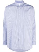 Comme Des Garçons Shirt chemise à rayures verticales - Bleu - thumbnail