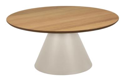Bendt Ronde Salontafel 'Anemone' Eiken, 85cm