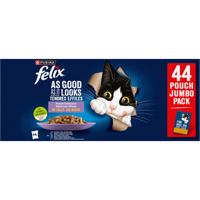 FELIX® Elke Dag Feest Mix Selectie in Gelei Kattenvoer 44x85g bij Jumbo