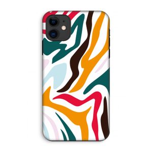 Colored Zebra: iPhone 11 Tough Case