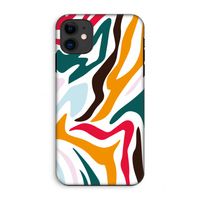 Colored Zebra: iPhone 11 Tough Case