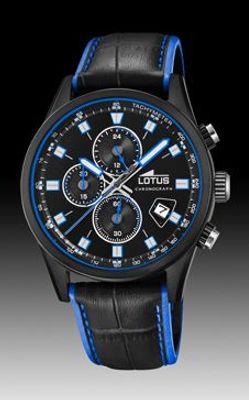 Horlogeband Lotus 18589.3 Leder Zwart