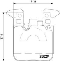 Remblokkenset, schijfrem BREMBO XTRA LINE P06087X