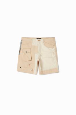 Korte broek met meerdere zakken. - WHITE - 30