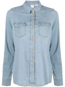 PINKO chemise Caroline d'inspiration Western en jean - Bleu