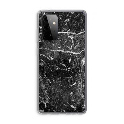 Zwart marmer: Samsung Galaxy A72 Transparant Hoesje