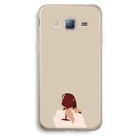 I drink wine: Samsung Galaxy J3 (2016) Transparant Hoesje