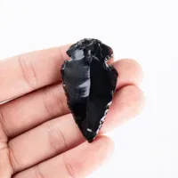 Zwarte Obsidiaan Pijl-punt 4cm - Overige Edelsteensoorten - Spiritueelboek.nl - thumbnail