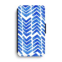 Blauwe pijlen: iPhone XS Max Flip Hoesje