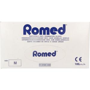 Romed Vinyl handschoen niet steriel gepoederd M
