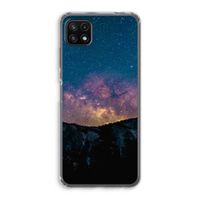 Travel to space: Samsung Galaxy A22 5G Transparant Hoesje
