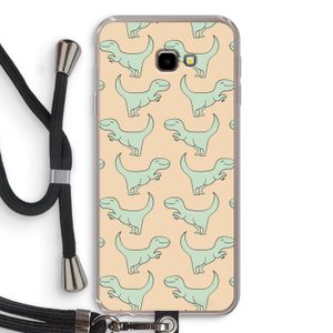Dinos: Samsung Galaxy J4 Plus Transparant Hoesje met koord