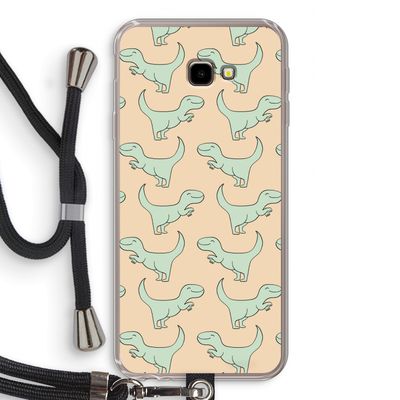 Dinos: Samsung Galaxy J4 Plus Transparant Hoesje met koord