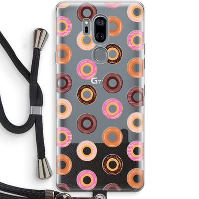 Donuts: LG G7 Thinq Transparant Hoesje met koord
