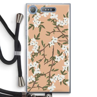 Blossoming spring: Sony Xperia XZ1 Transparant Hoesje met koord