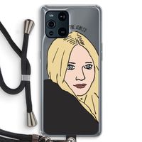 Ashley: Oppo Find X3 Pro Transparant Hoesje met koord