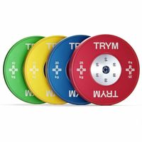 TRYM Bumperplate set 140 kg - 50 mm - thumbnail