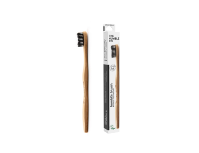 The Humble Co. Tandenborstel bamboe - medium - zwart