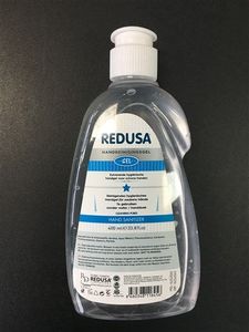 Dr Redusa handreiningingsgel 400ml desinfecterend 70% alcohol