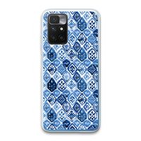 Blauw motief: Xiaomi Redmi 10 Transparant Hoesje