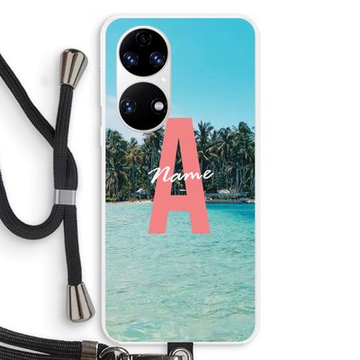 Pacific Dream: Huawei P50 Transparant Hoesje met koord