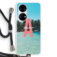 Pacific Dream: Huawei P50 Transparant Hoesje met koord