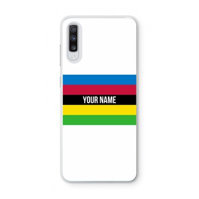 WK Wielrennen: Samsung Galaxy A70 Transparant Hoesje
