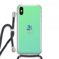 Win98: iPhone XS Max Transparant Hoesje met koord