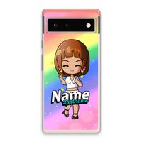 Chibi Maker vrouw: Google Pixel 6 Transparant Hoesje