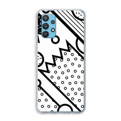Pop Art #4: Samsung Galaxy A32 4G Transparant Hoesje