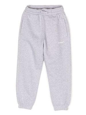 Off-White Kids pantalon de jogging à logo imprimé - Gris