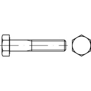 TOOLCRAFT TO-9985146 Zeskantbout 125 mm 127 mm Buitenzeskant 83931 Staal 5 stuk(s)