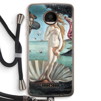 Birth Of Venus: Motorola Moto Z Force Transparant Hoesje met koord