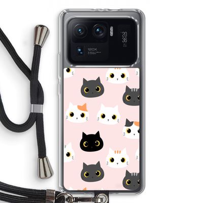 Katten: Xiaomi Mi 11 Ultra Transparant Hoesje met koord
