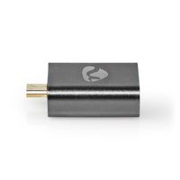 HDMI©-Adapter | HDMI© Male / HDMI© Micro-Connector | HDMI© Female / HDMI© Output | Verguld - thumbnail
