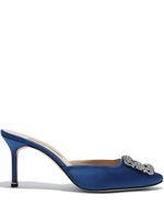 Manolo Blahnik escarpins Hangisi 70 mm en cuir - Bleu - thumbnail