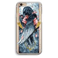 Golden Raven: iPhone 6 / 6S Transparant Hoesje