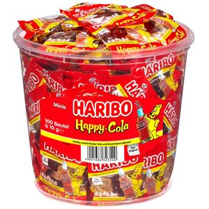 Haribo - Happy Cola - 6x 100 Mini zakjes