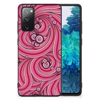 Samsung Galaxy S20 FE Leuk Telefoonhoesje Swirl Pink