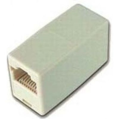 Gembird 8P8C RJ45 RJ45 RJ45 Beige kabeladapter/verloopstukje
