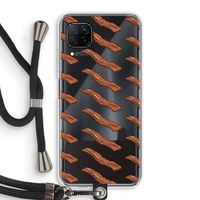 Bacon to my eggs #2: Huawei P40 Lite Transparant Hoesje met koord