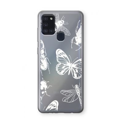 Tiny Bugs: Samsung Galaxy A21s Transparant Hoesje
