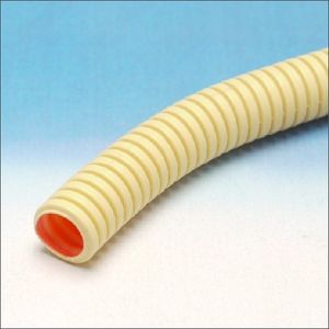Flexibele buis 16mm 20 meter low friction crème met glijlaag maakt het draadtrekken makkleijker