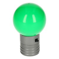 Koelkast magneten met LED lamp groen 4,5 cm   -
