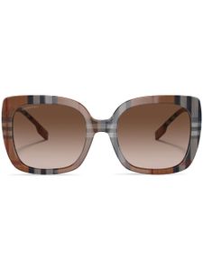 Burberry Eyewear lunettes de soleil Caroll à monture oversize - Marron