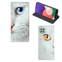 Samsung Galaxy A22 5G | Hoesje maken | Witte Kat