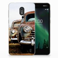 Nokia 2 | Siliconen hoesje | met foto Vintage Auto